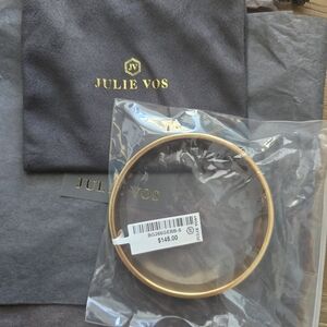 Julie Vos Soliel Bahamian Blue Enamel Bangle Nwt Sold Out Online